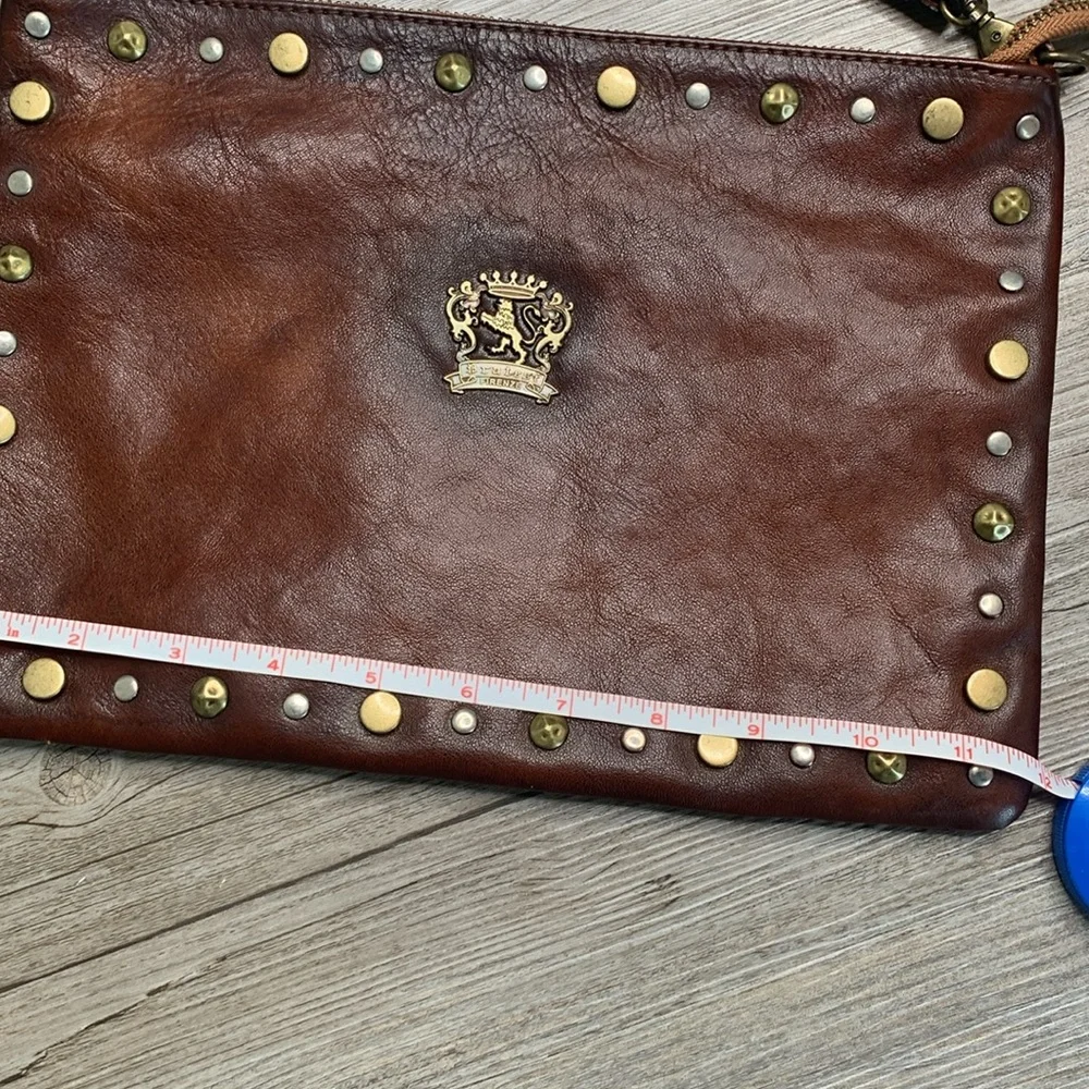 PRATESI FIRENZE Clutch Purse Genuine Leather Made in Italy - Picture 10 of 10